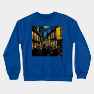 Starry Night in Diagon Alley Crewneck Sweatshirt